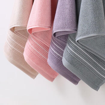 金号毛巾纯棉3A抗菌 加厚运动全棉毛巾男士洗脸巾 3条76*34.5cm 商品图1