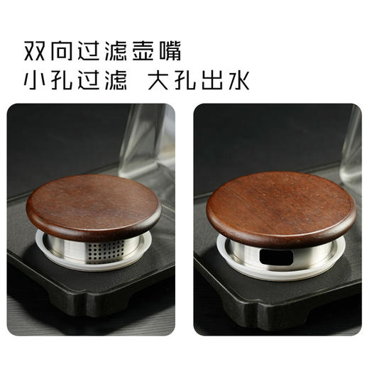 璃韵钻石凉水壶/透明款家用大容量耐热高硼硅玻璃装凉白开水壶泡茶壶/1900ML 商品图3