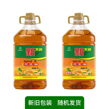 新供销天润 浓香花生油5L 物理压榨一级 食用油桶装0添加 五升 /粮油调味 /食用油 /花生油 商品图0