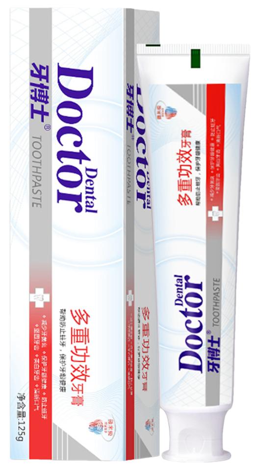 牙博士多重功效牙膏125g*3只装 商品图0