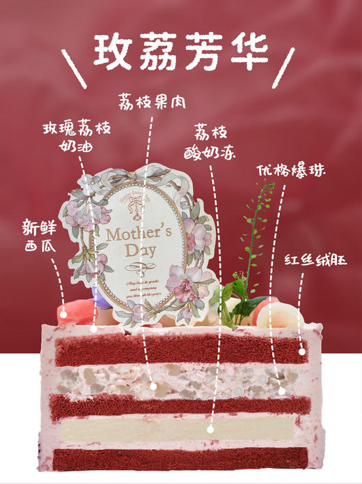 【玫荔芳华】祝天下所有妈妈母亲节快乐～魅力芳华～ 商品图2