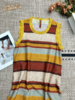 74LY20796#流苏边条纹背心裙 商品缩略图1