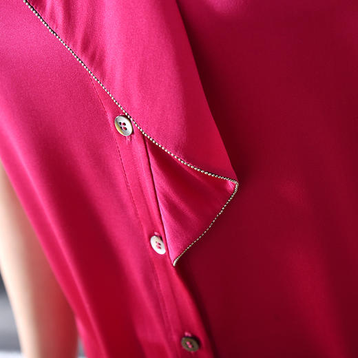 圣三利高定女装桑蚕丝上衣GA321K05 商品图3