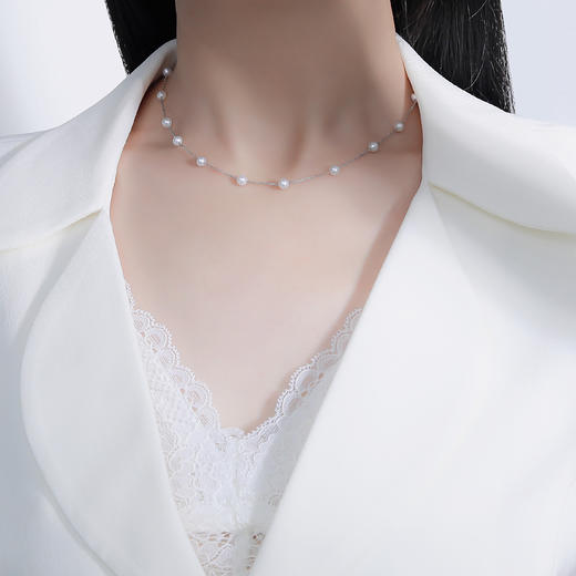 阮仕高品淡水珍珠 项链/耳环/胸针/手链 优雅穿搭的点睛之笔 商品图9