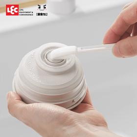 日本LEC保温杯盖刷水杯缝隙清洗神器纳米海绵专用杯口清洁刷3个装