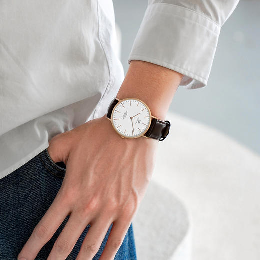 TW002454-3    天王TIAN WANG  【七夕礼盒】爆款简约时尚皮带情侣手表男士女士石英表3851【无电】 商品图3