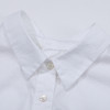 谜底衬衫女2025夏季新品通勤微落肩无袖前短后长白衬衣252MC0646 商品缩略图3