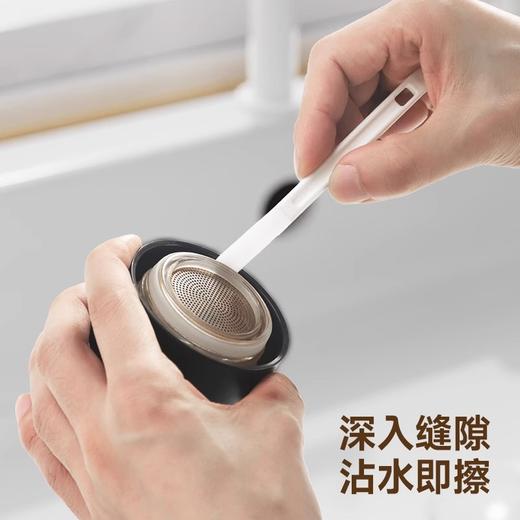 日本LEC保温杯盖刷水杯缝隙清洗神器纳米海绵专用杯口清洁刷3个装 商品图1