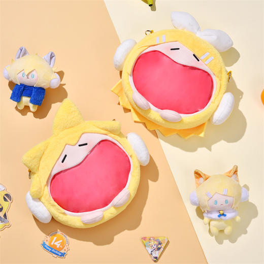 BilibiliGoods VOCALOID 可爱体UWA系列毛绒小痛包 商品图6