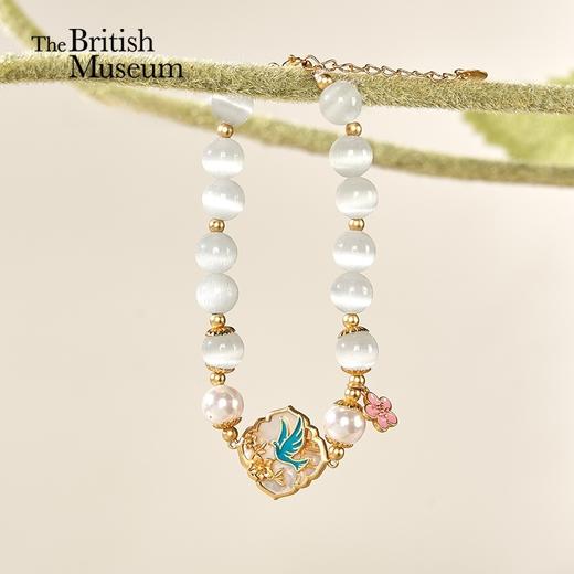 大英博物馆 东方梦境系列 猫眼纷韵花鸟贝壳 手链 商品图0