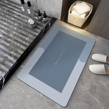 艾杰普浴室地垫卫生间吸水防滑垫卫浴厕所门口垫子速干入户脚垫 40*60cm 商品图1