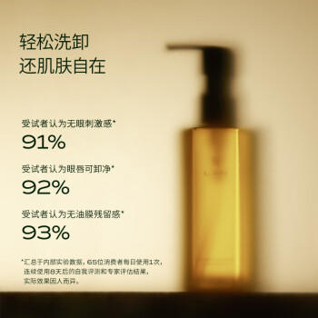 蘭（LAN）兰水感卸妆油温和深层清洁清爽眼唇可用敏感肌便携按压150ml 商品图3