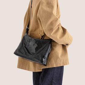 TENNCO【大饭盒包】新款头层牛皮通勤腋下包单肩斜挎包女