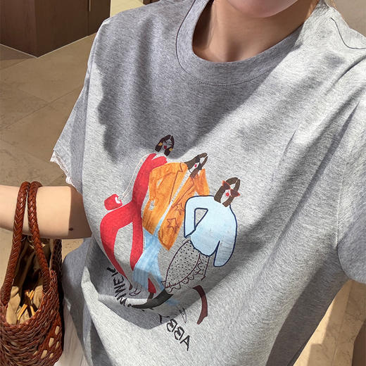 【现货】良木礼拼蕾丝T恤(319) 商品图0