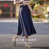 【专属特价】熙世界仿天丝牛仔蓝半身裙女薄款2025年夏季新款高腰显瘦a字伞裙 商品缩略图2