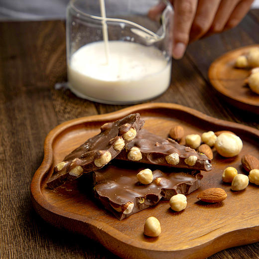 【纯可可脂手工巧克力锤】先做先发！大理石调温，现烤混合坚果，口感丝滑酥脆，休闲解馋零食【AA】 商品图4