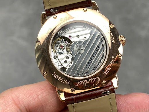 『NOOB official➕』卡地亚-CARTIER‼️伦敦系列两针半男士机械腕表⚠️完美演绎 内置顶级机械机芯 316L精钢打造 进口矿物质玻璃镜面 进口牛皮表带 尺寸40mm❕❕❕ 商品图6