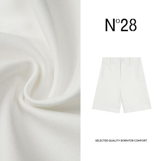 N°28 2025夏季设计师新款时尚百搭女士短裤宽松中腰潮流薄款裤子895241K109 商品图1