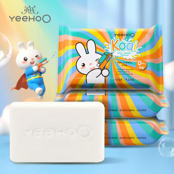 英氏婴儿肥皂 儿童洗衣皂 婴儿皂酵素抑菌去污儿童内衣洗衣皂120g*4块 商品图2