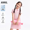 女童甜美蜂巢透气连衣裙夏季新款安奈儿童装EG523132 商品缩略图0