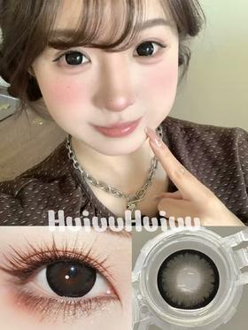 【半年抛大直径】AROMI-憨憨黑柴 黑-14.5mm【半年抛 0-800度 含525/575】