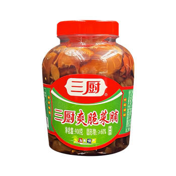 三厨酱香萝卜菜脯900g酱菜海南特产爽脆萝卜干下饭开味泡菜酱腌菜 /粮油调味 /调味品 /榨菜/酱腌菜 商品图2