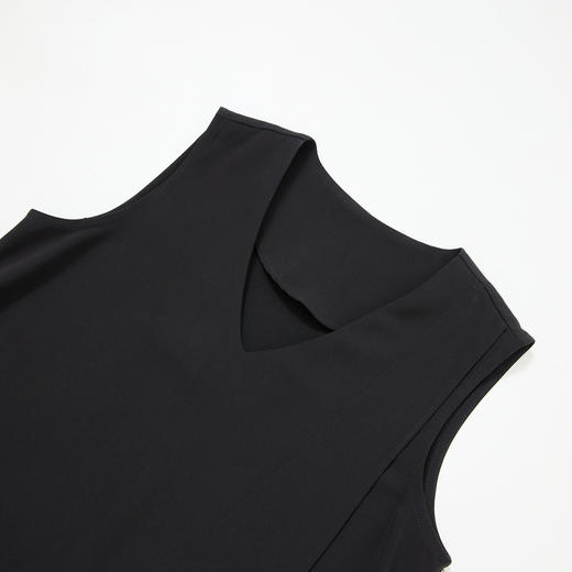 【设计感拼接撞色】无袖背心裙女夏季宽松V领连衣裙V1150743 商品图5