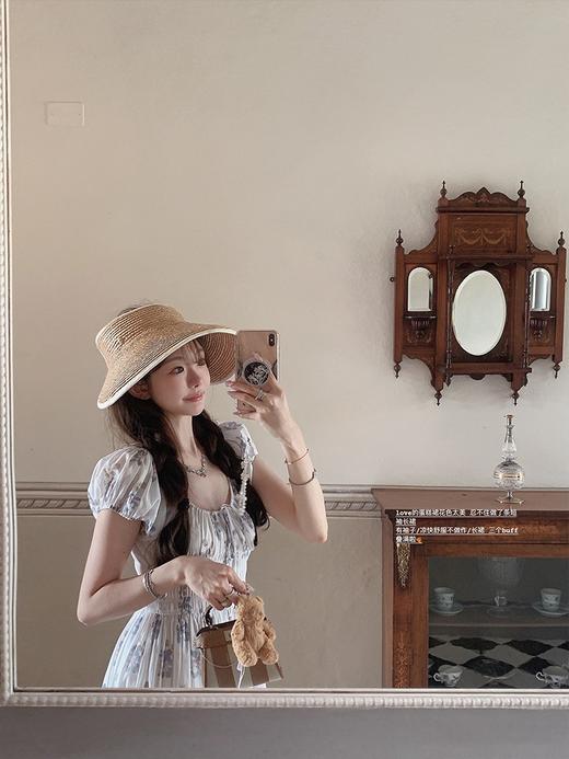 金蘑菇菇 Antica Roma少女的祈祷 / 小兰花法式泡泡袖连衣裙 商品图5