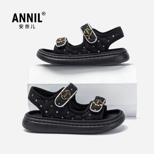 ANNIL/安奈儿女童公主露趾沙滩凉鞋2025夏季新款HG5206271 商品图2