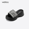 Westory2025年夏季厚底增高休闲凉拖W25BJ62721 商品缩略图1