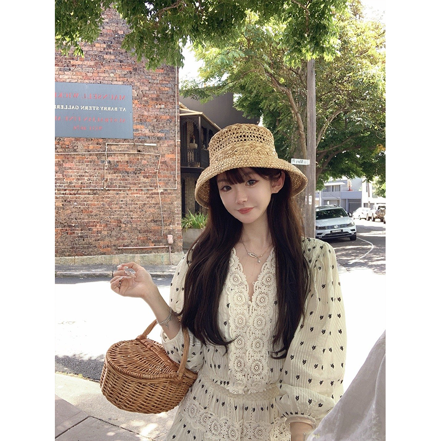 金蘑菇菇 爱意中古套装 /100棉 私服 精致刺绣