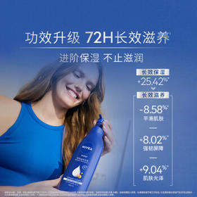 妮维雅（NIVEA）孙颖莎同款保湿防干燥身体乳男士女士深润滋养乳液400ml护肤礼物