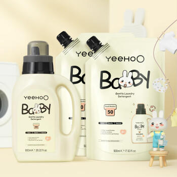 英氏婴儿洗衣液儿童洗衣液婴幼儿宝宝专用酵素去渍内衣裤洗衣液3.6斤 商品图0