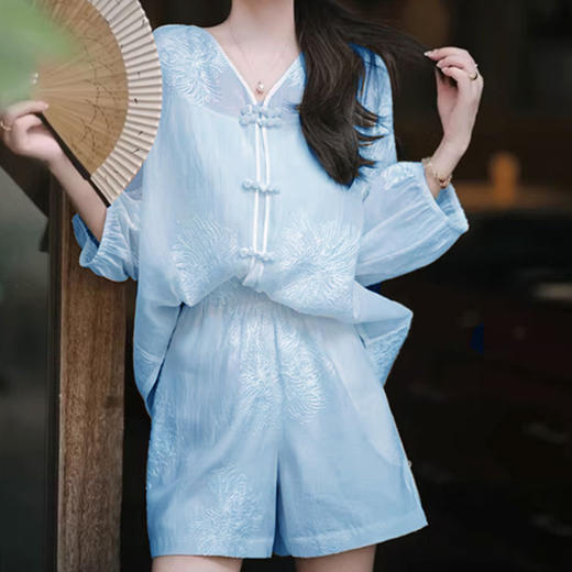 ORIGNAL&CO新中式风三件套系列 ，不挑身材，上身温柔中又悄然释放着古典美【预售3-5天内发货】 商品图9