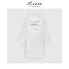 PanYiXiu/潘依绣100%棉韩系简约休闲印花中长款衬衫 7097T 商品缩略图2