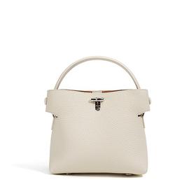 【预售3天】2025小众竹节包荔枝纹托特包通勤韩版迷你水桶包DDF9953