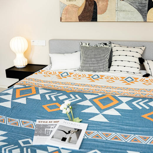 【武汉-蔡甸】汉棉盖毯多款多色纯棉纱布毛巾被150*200/200*230 商品图8