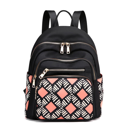 TZW-女包 新款2025bags women尼龙花色时尚女士双肩包包妈咪旅游背包 商品图5