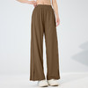 LUCKYDEER/幸运鹿宽松休闲冰丝裤女透气防晒裤高腰显瘦户外阔腿裤 商品缩略图0