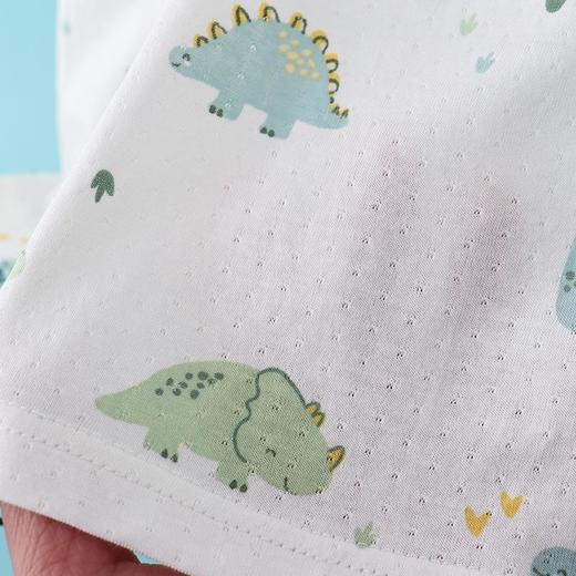 【买一送一】儿童纯棉网眼套装睡衣男女童背心短裤宝宝家居服冰丝夏季大童男孩空调服90-160 商品图2