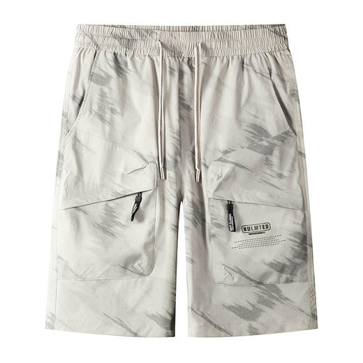 【DPS】大依优型大码休闲工装短裤五分裤大号裤子弹力透气加肥加大夏季松紧腰宽松运动沙滩裤 商品图3