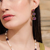 订购10周到｜Carousel Jewels-Rosario-贝壳形 紫水晶 耳环［英国设计师］ 商品缩略图1