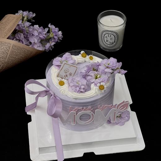 烤爱·莫奈花园·情人节蛋糕·紫色生日蛋糕/聚会/下午茶/低糖动物奶油【仅限深圳配送】 商品图4