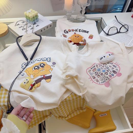 【观偎】纯棉T恤 夏季亲子款夏装玩偶T恤卡通T恤 8862 商品图9