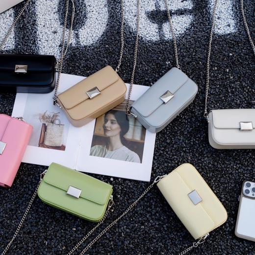 【预售3天】2025新款高级感小众设计小方包斜挎单肩时尚通勤手提包YWW8828 商品图1