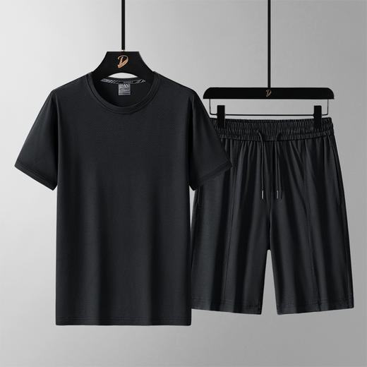 【网孔透气冰丝 清爽不粘腻 四维高弹】休闲冰丝2件套 商品图8