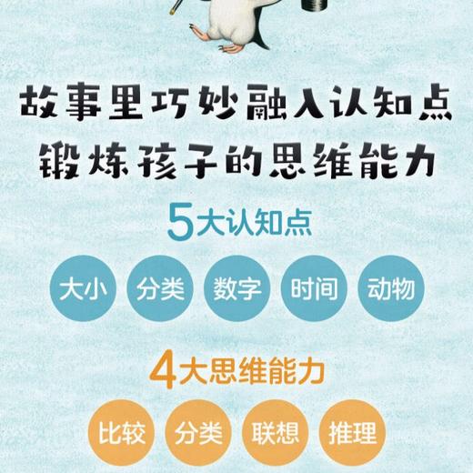 《企鹅旅馆系列》全3册 故事里巧妙融入认知点 锻炼孩子的思维能力 附赠企鹅旅馆纪念贴纸 商品图2