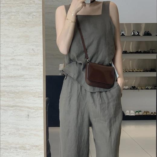 【预售3天】小众设计box小方包新款复古斜跨包高级感豆腐手机包XNQ01 商品图0