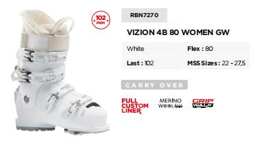 25/26ROSSIGNOL雪鞋VIZION 4B 80 W GW WHITE 商品图0