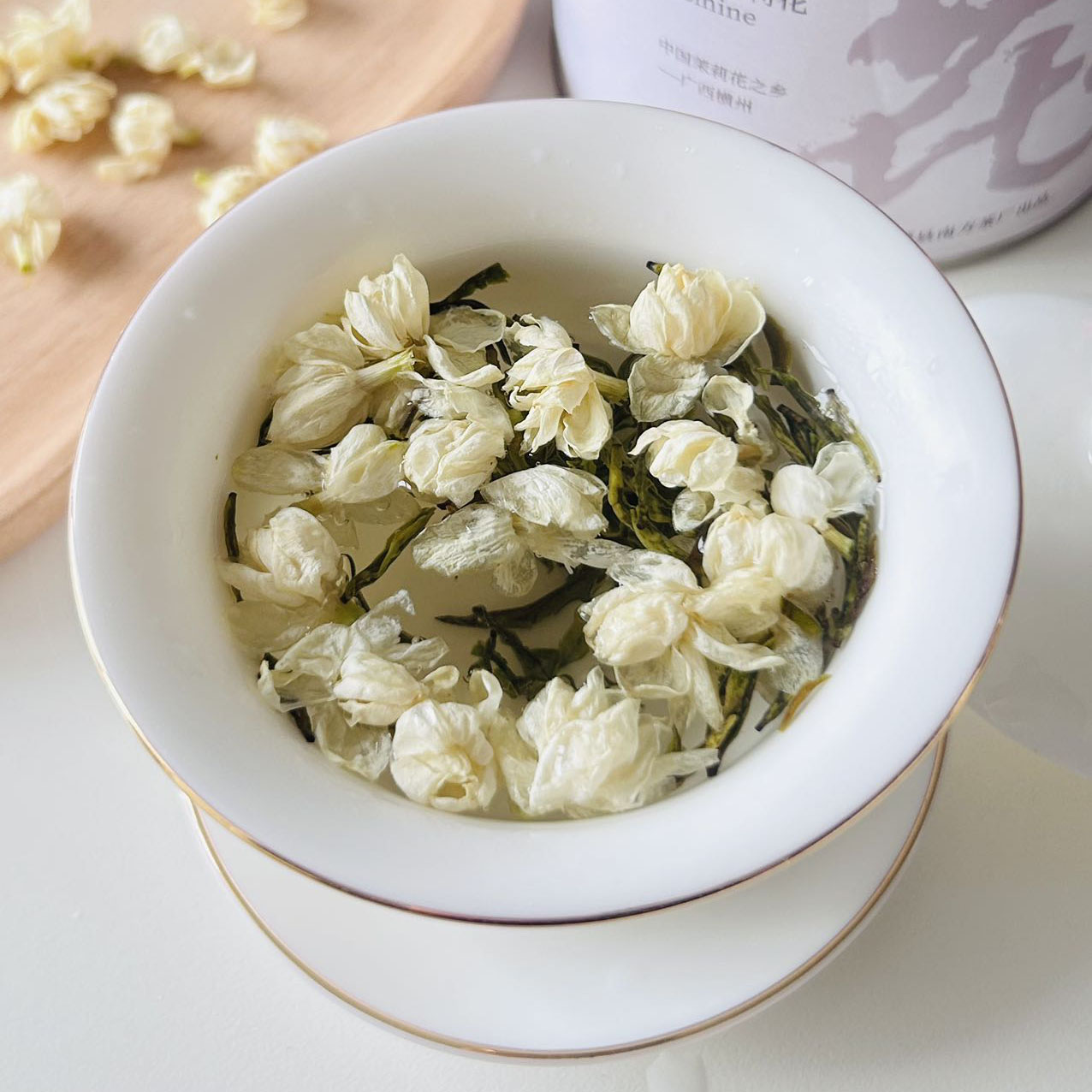 横州茉莉雪球 完整花朵 滋味纯净清甜  三十年非遗传承